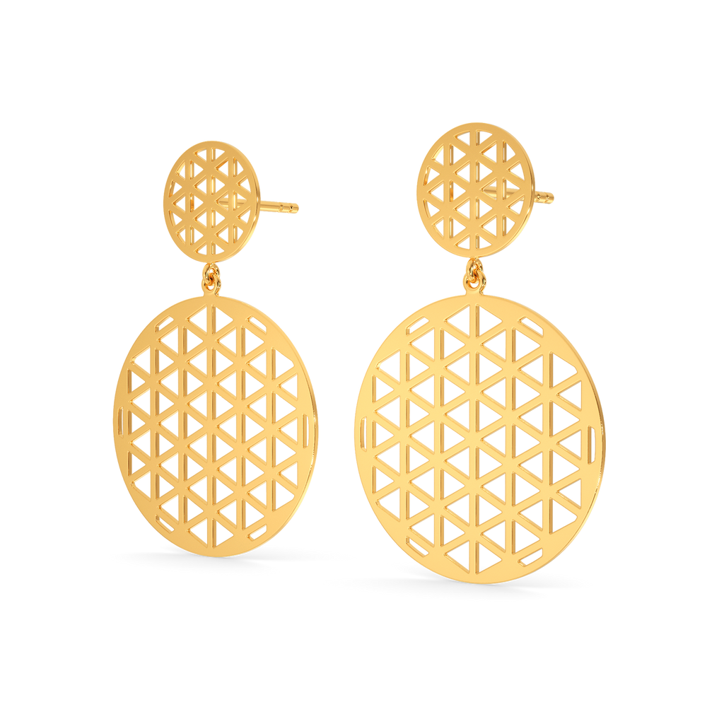 Be My Baby Gold Earrings