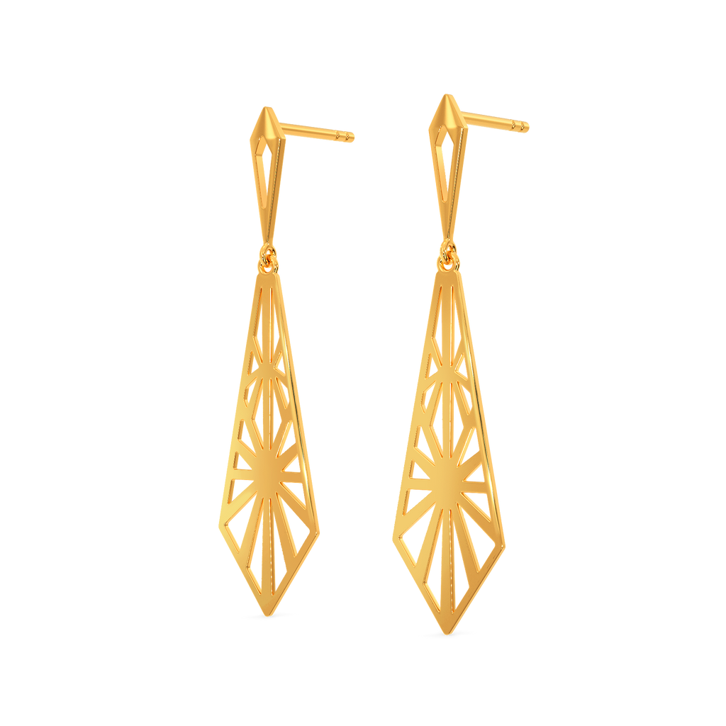 Dancing Queen Gold Earrings
