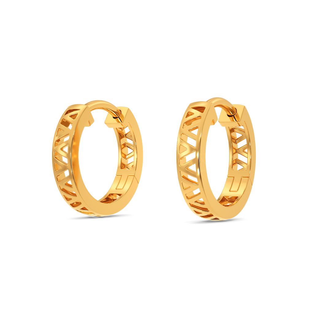 Hooplessly Yours Gold Earrings