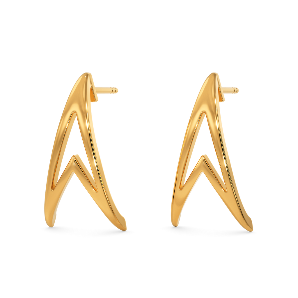 Arrow Aura Gold Earrings
