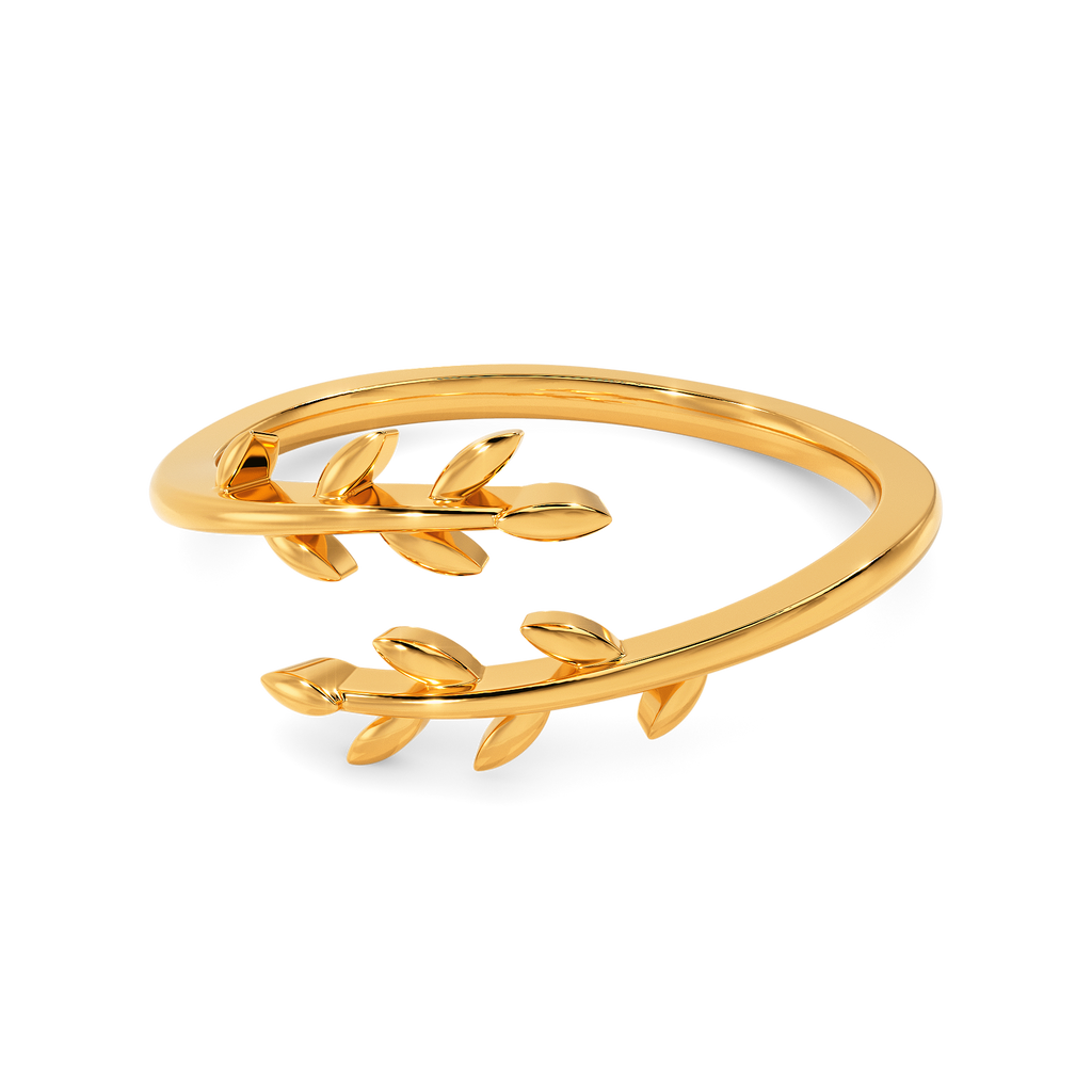 Leafy Lane Gold Rings alternate view 2