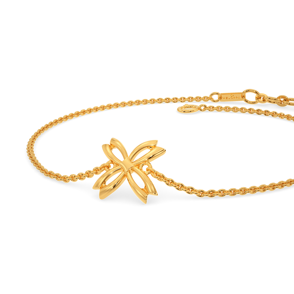 Floral Dance Gold Bracelets