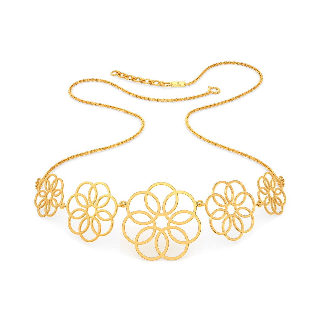 Bring In Five Gold Necklaces