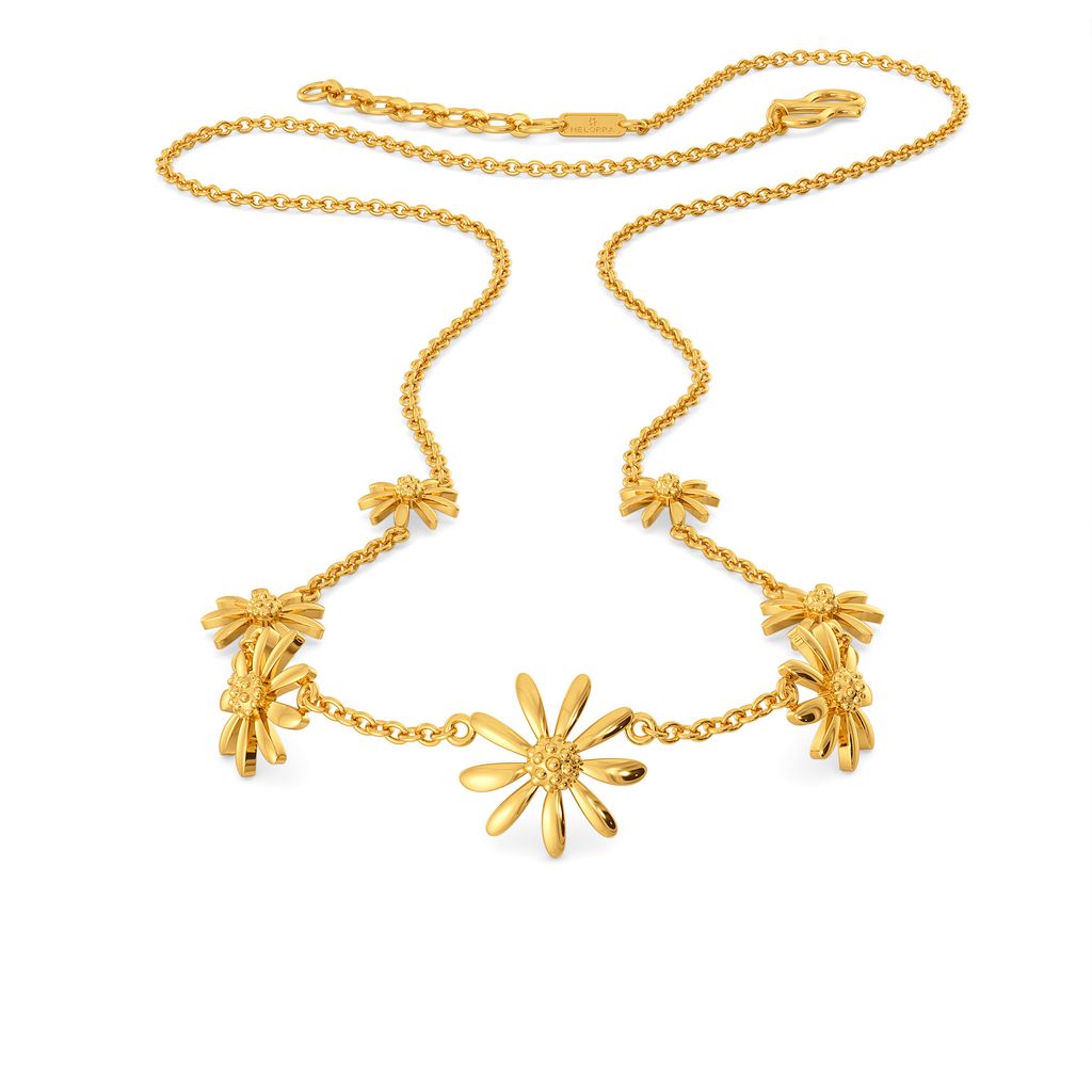 Lazy Daisy Gold Necklaces