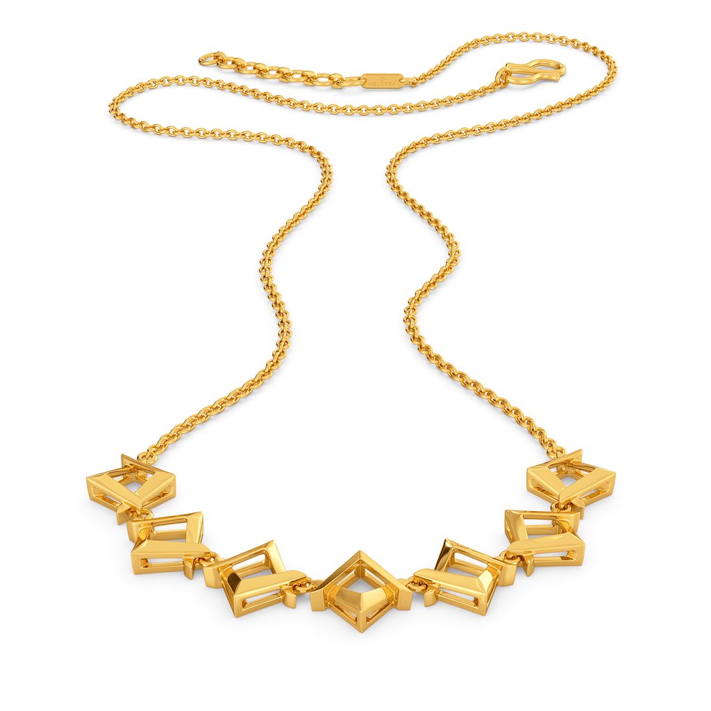 Arrow Attache Gold Necklaces