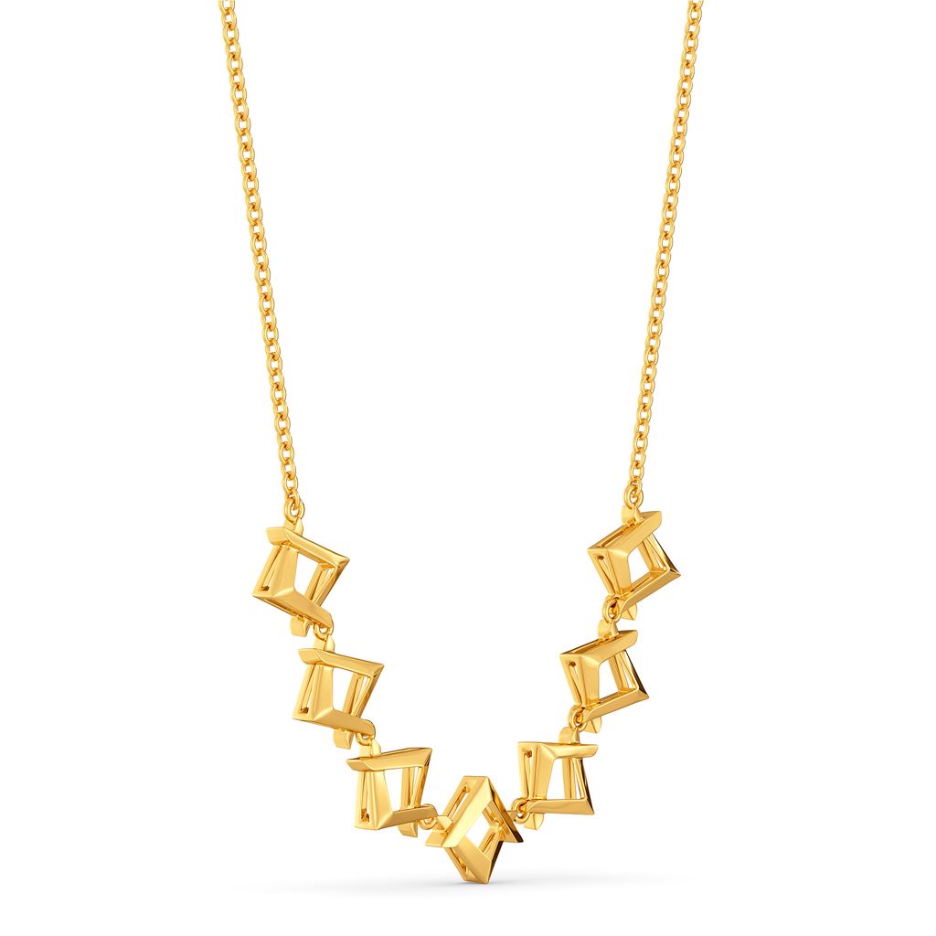 Arrow Attache Gold Necklaces