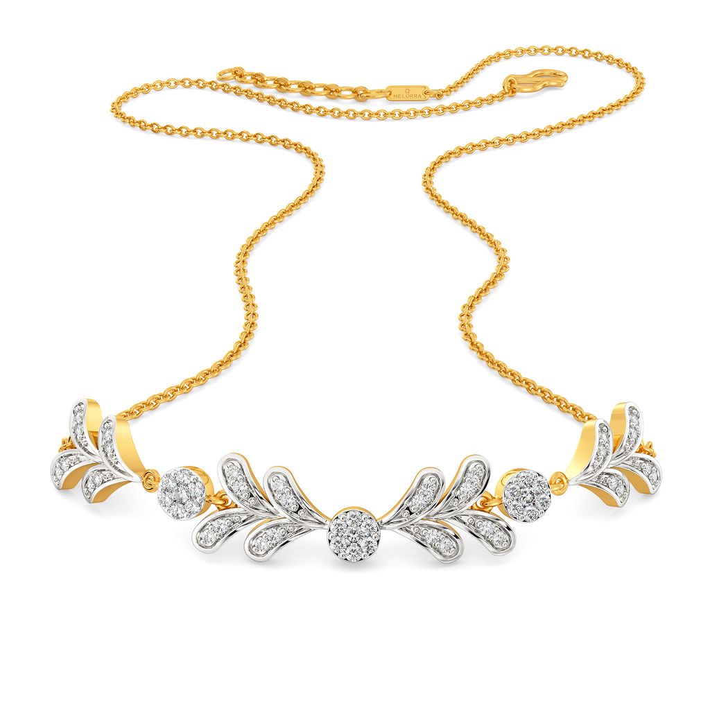 Glint O Petal Diamond Necklaces