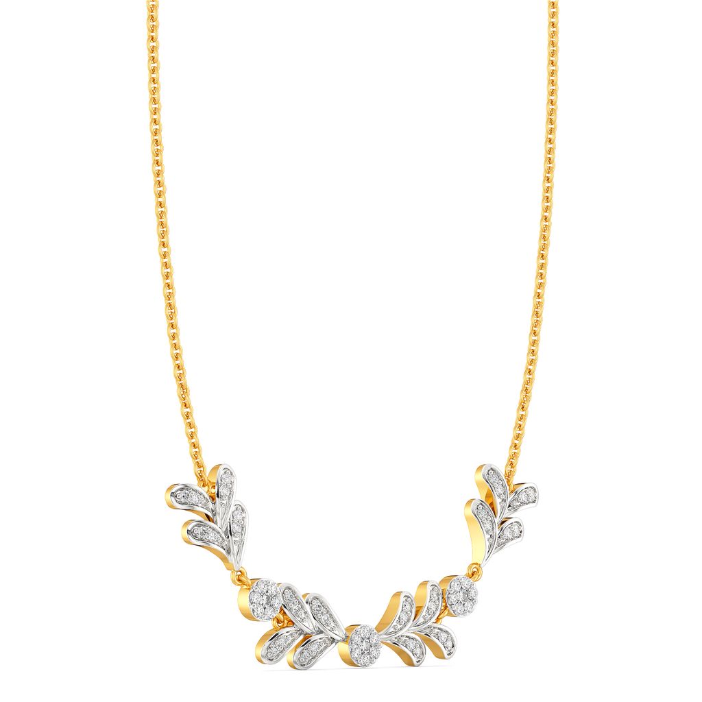 Glint O Petal Diamond Necklaces