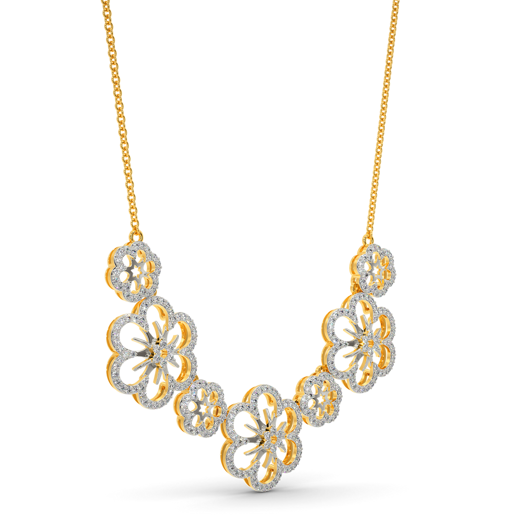 Piece Of Paradise Diamond Necklaces