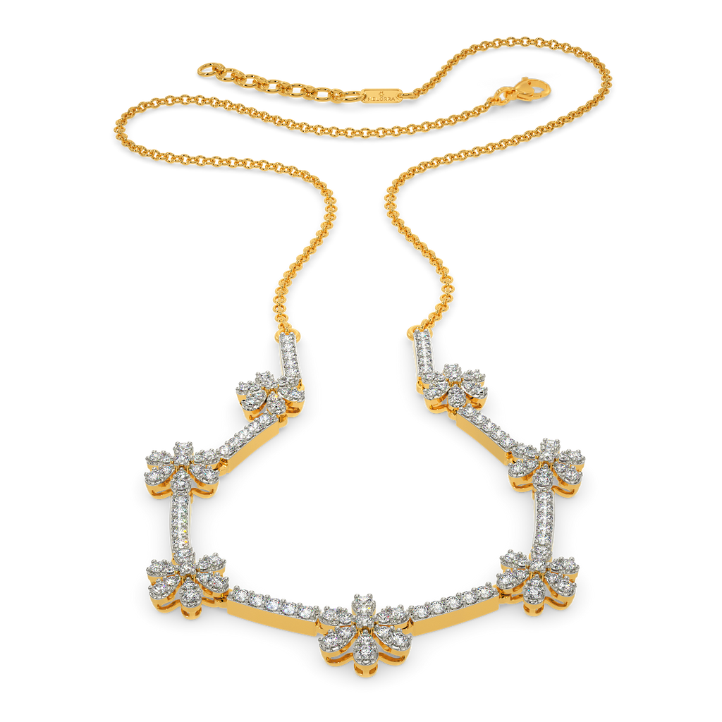 Tower De Flora Diamond Necklaces