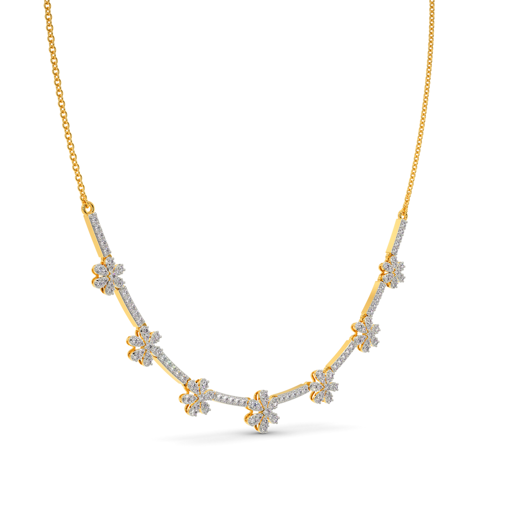 Tower De Flora Diamond Necklaces