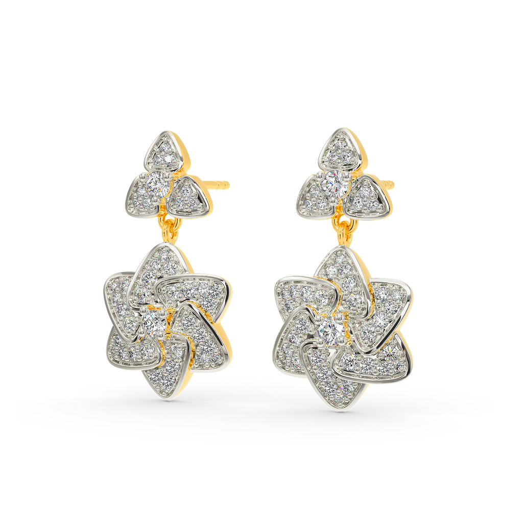 Sky Light Diamond Earrings
