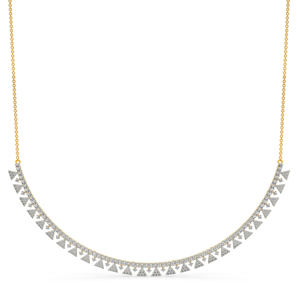 Mellow Autumn Diamond Necklaces