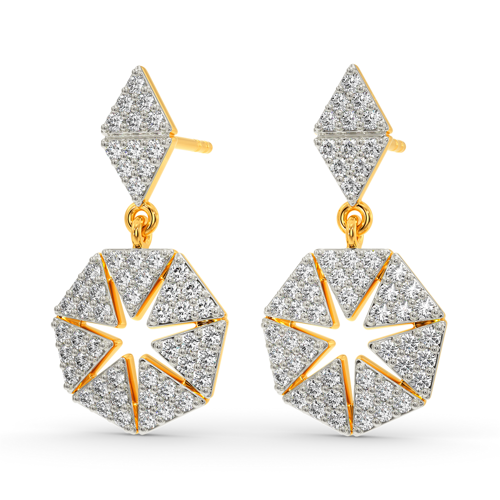 Illuminating Candles Diamond Earrings
