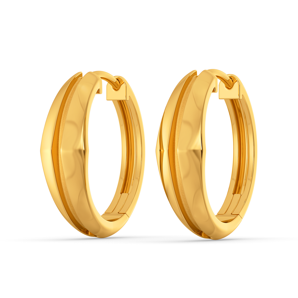 Posh Perfect Gold Earrings