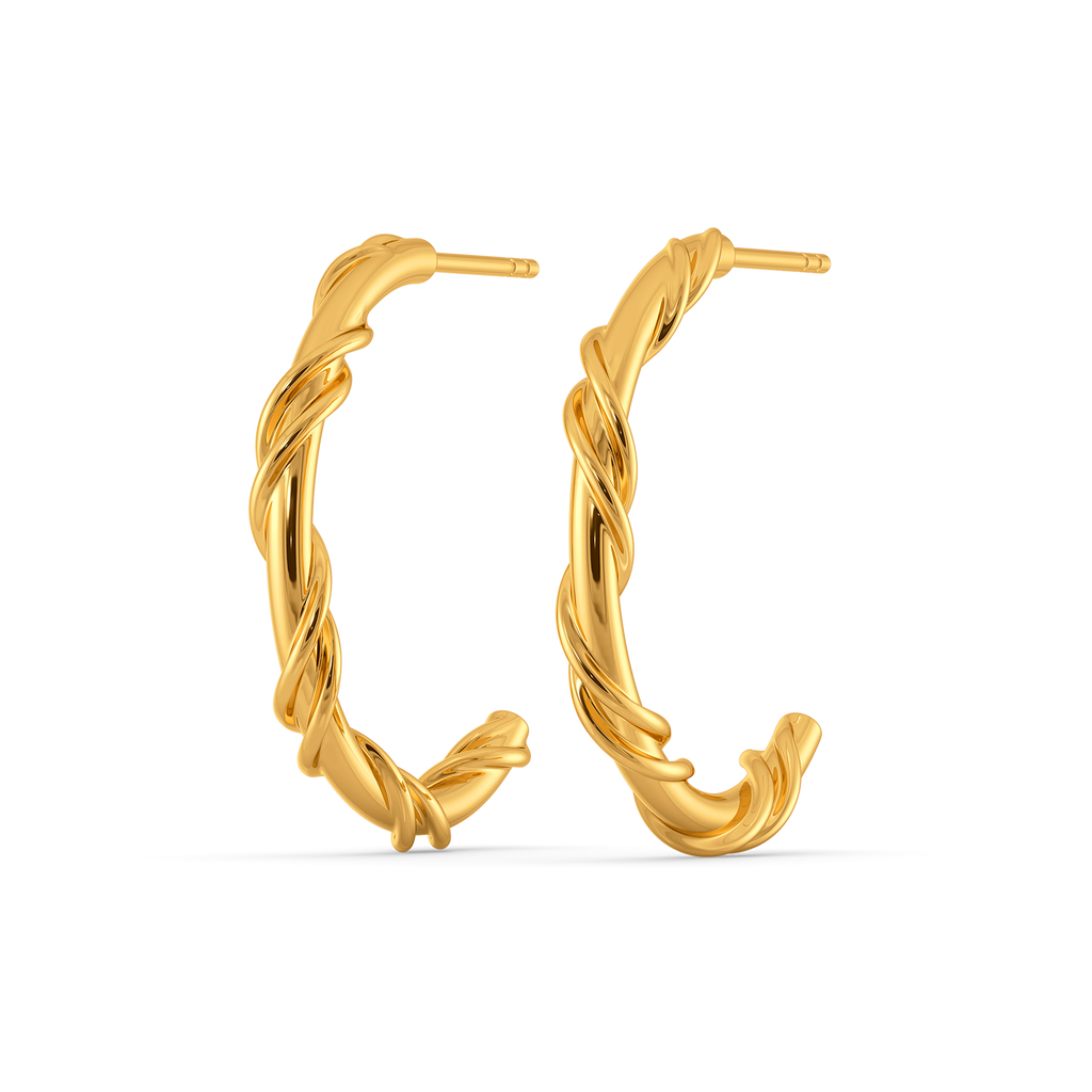 La Vigne Gold Earrings