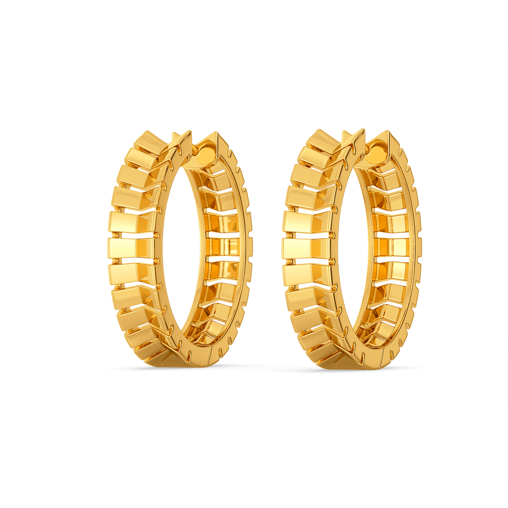 Sky Touch Gold Earrings
