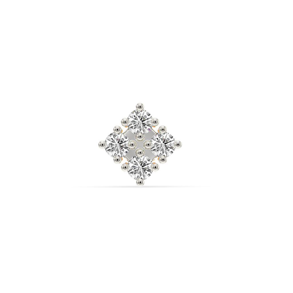 Lozenge Diamond Nose Pins