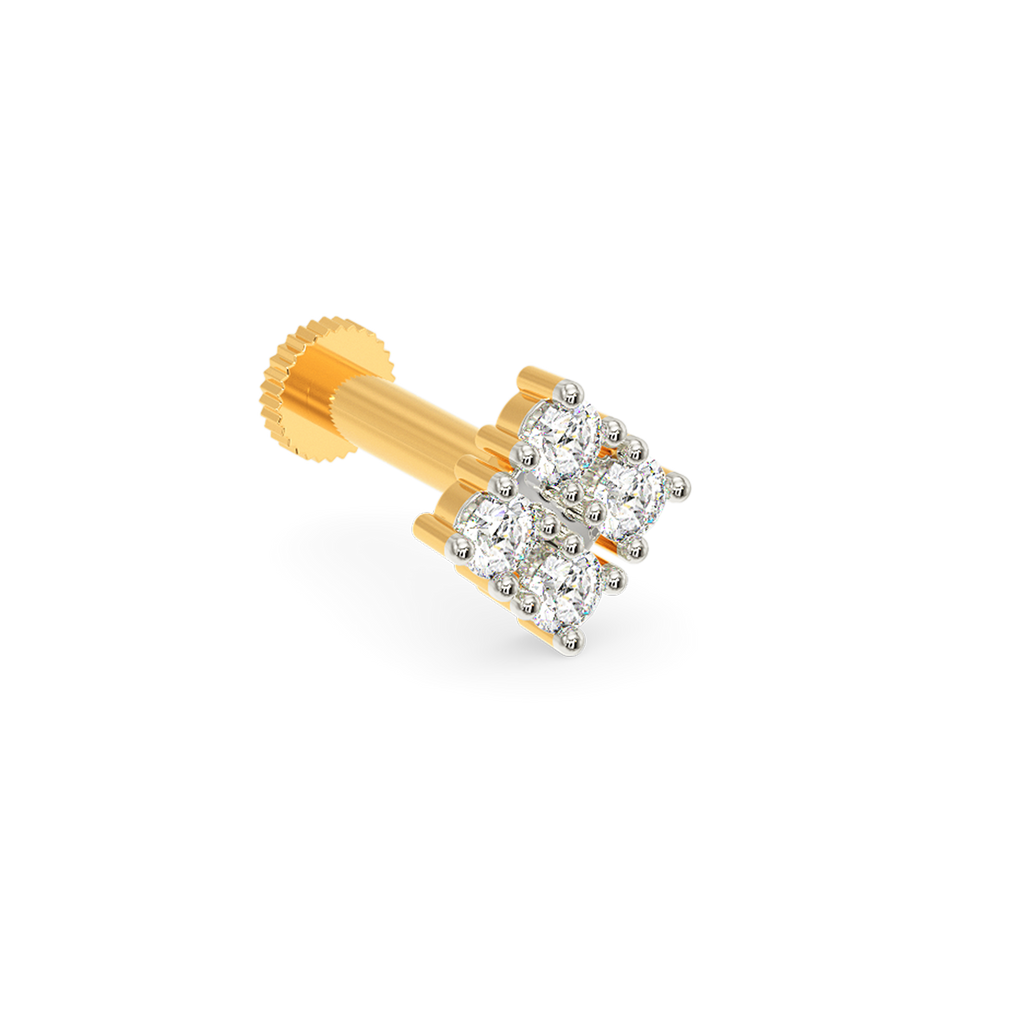 Lozenge Diamond Nose Pins