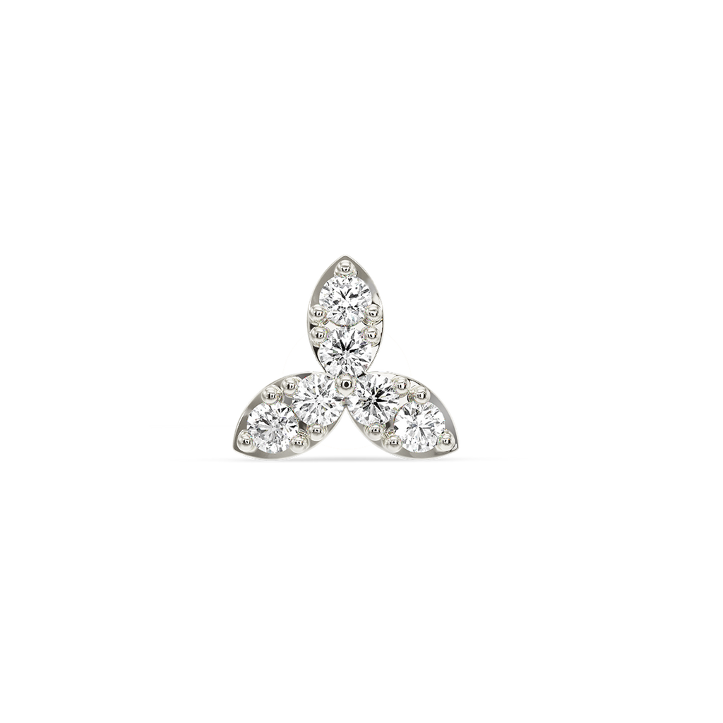 Triune Diamond Nose Pins