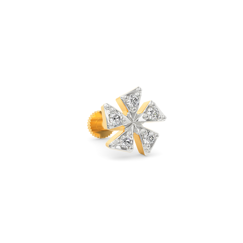 Abloom Diamond Nose Pins