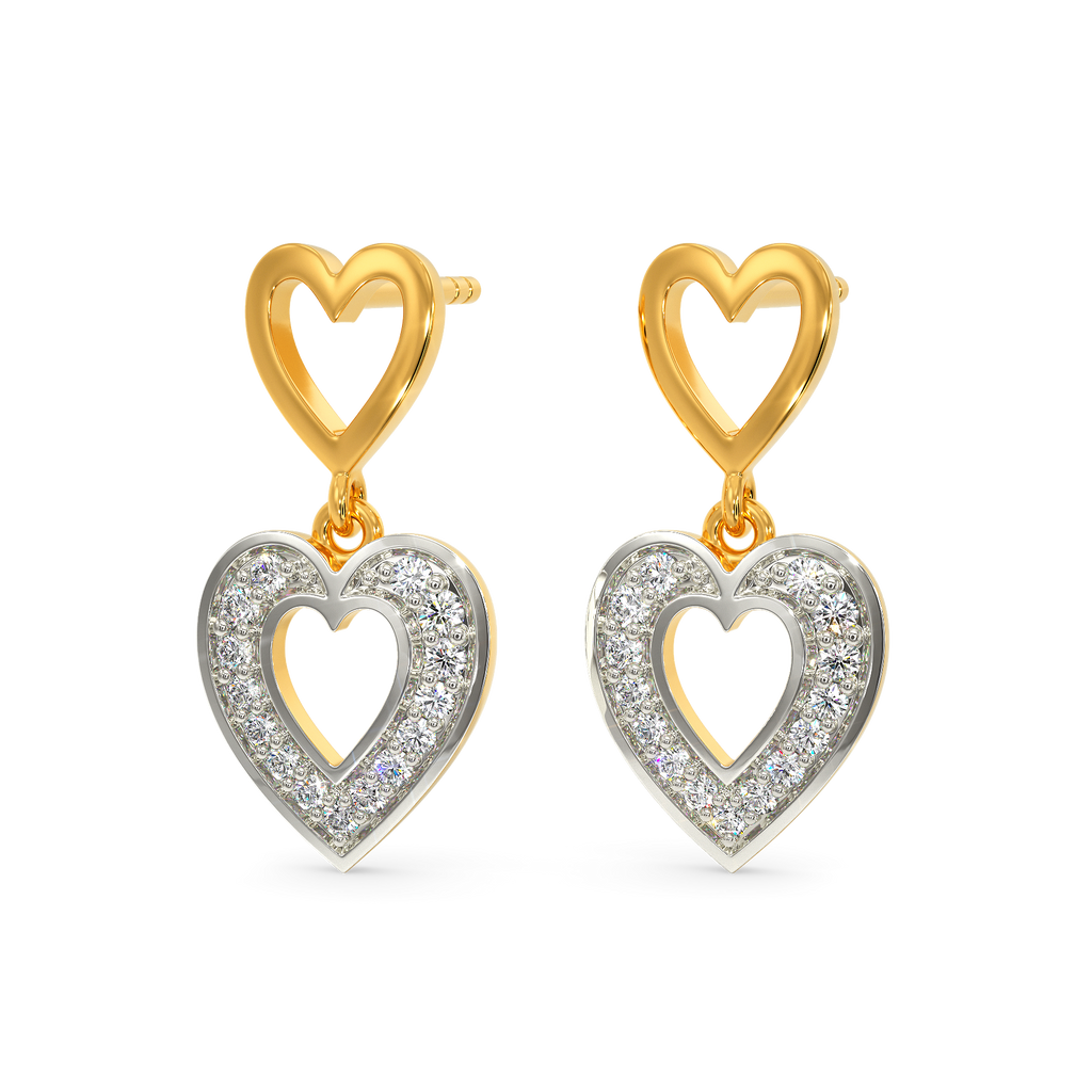 My Heart's Desire Diamond Earrings
