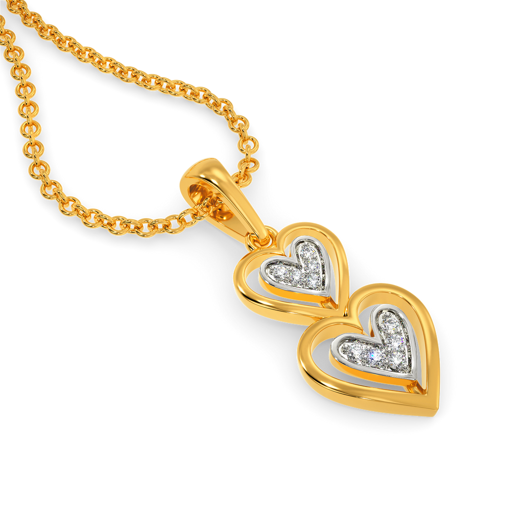 Love Beat Diamond Pendants