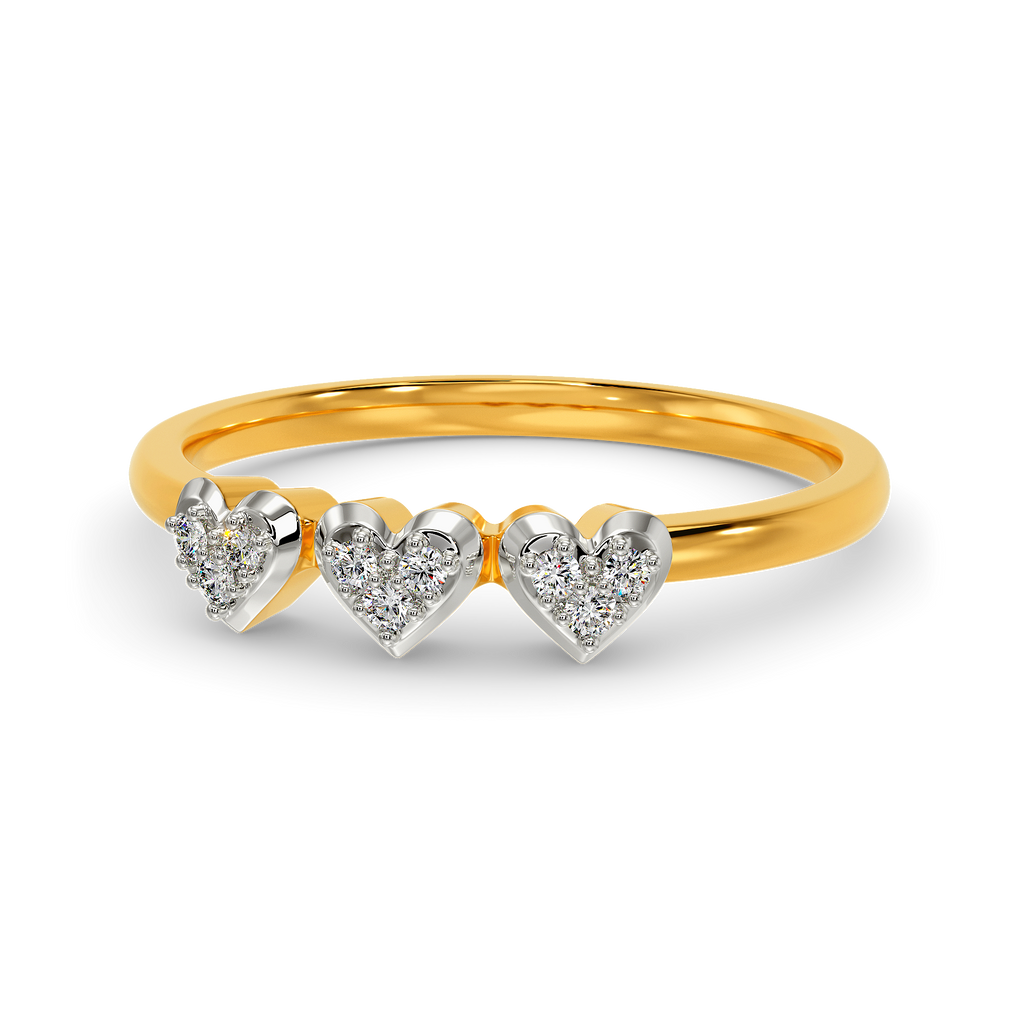 Love Check Diamond Rings alternate view 2