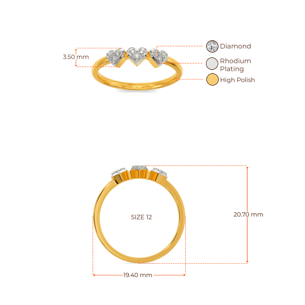 Love Check Diamond Rings image