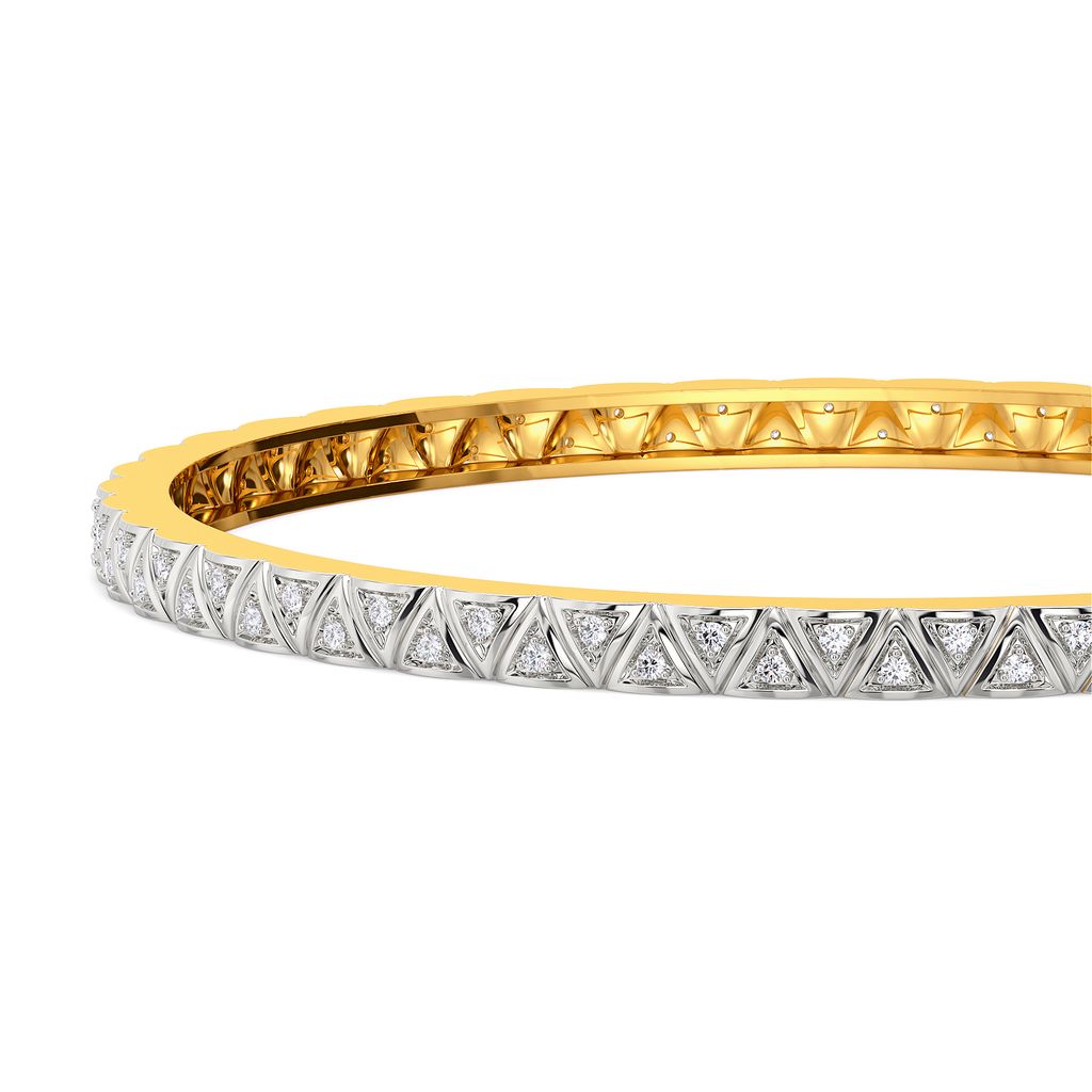 Trigon Tally Diamond Bangles