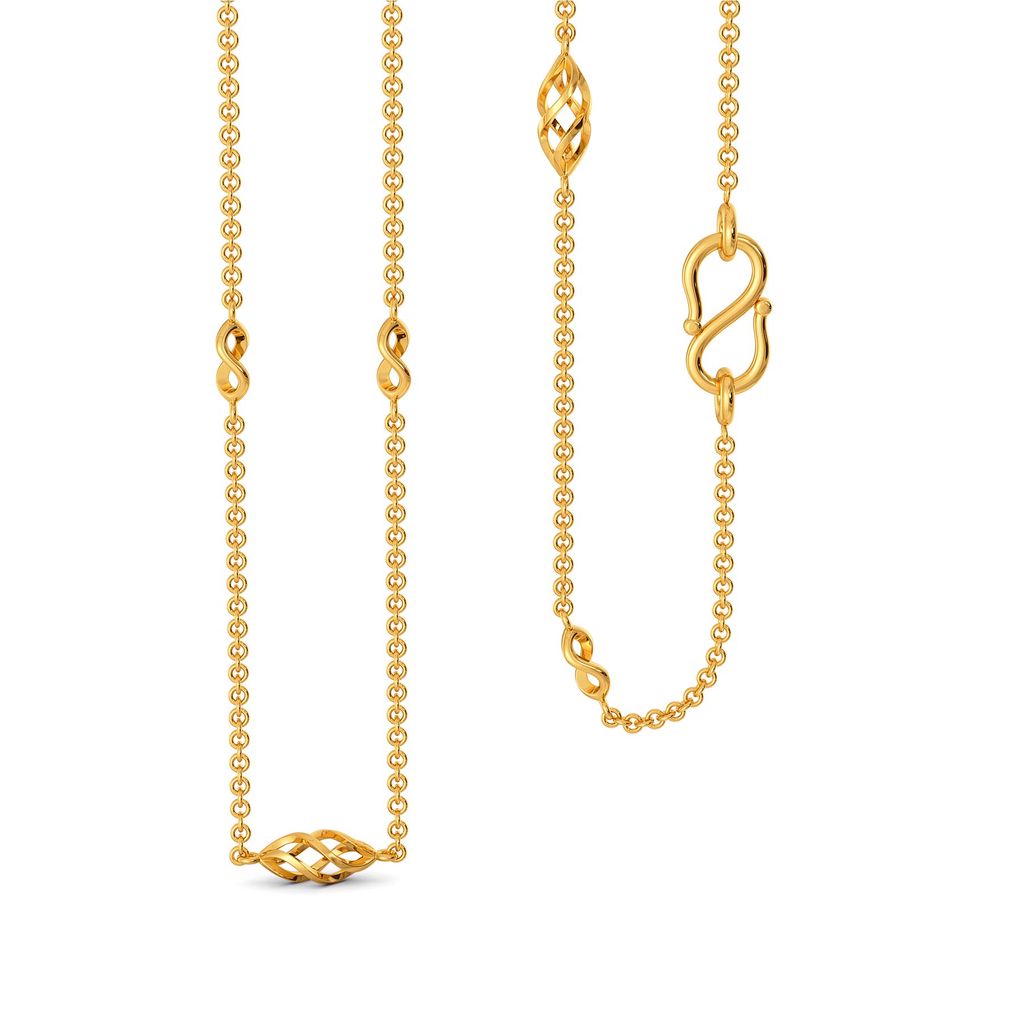 Knot A Ribbon Gold Chains