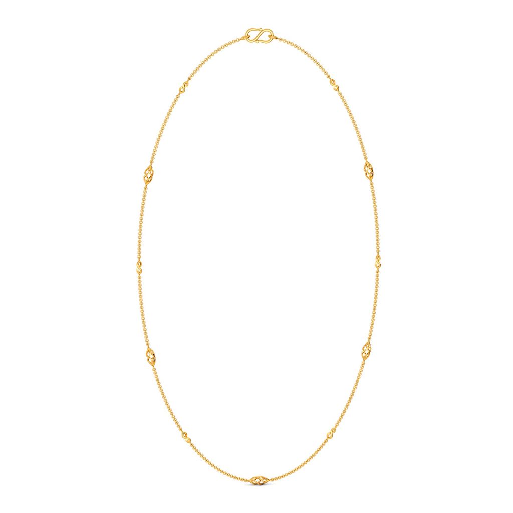 Knot A Ribbon Gold Chains