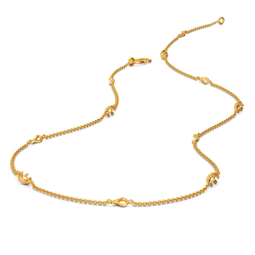 Knot A Ribbon Gold Chains