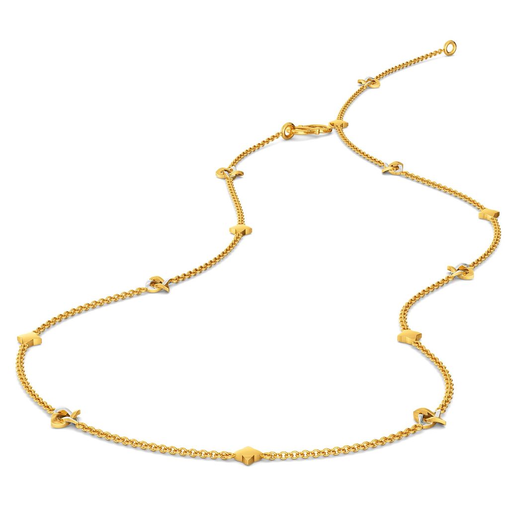 Loop Labelled Gold Chains