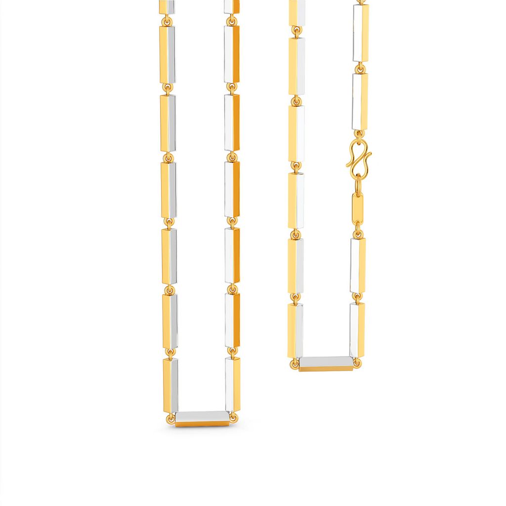 Cube Core Gold Chains