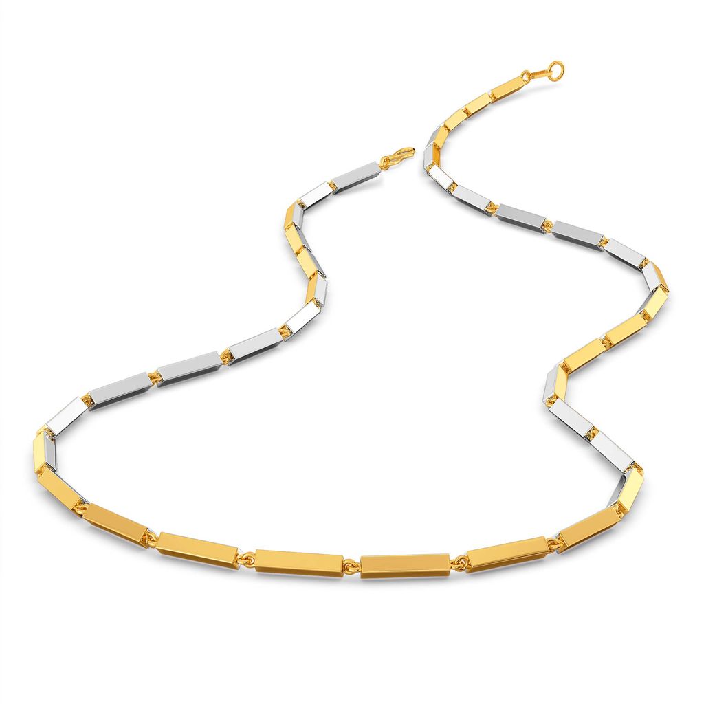 Cube Core Gold Chains