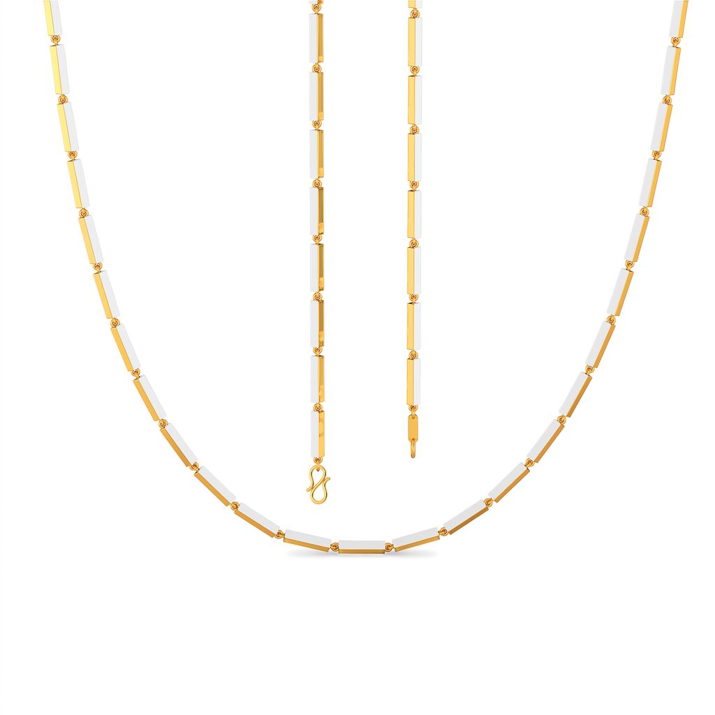 Cube Core Gold Chains