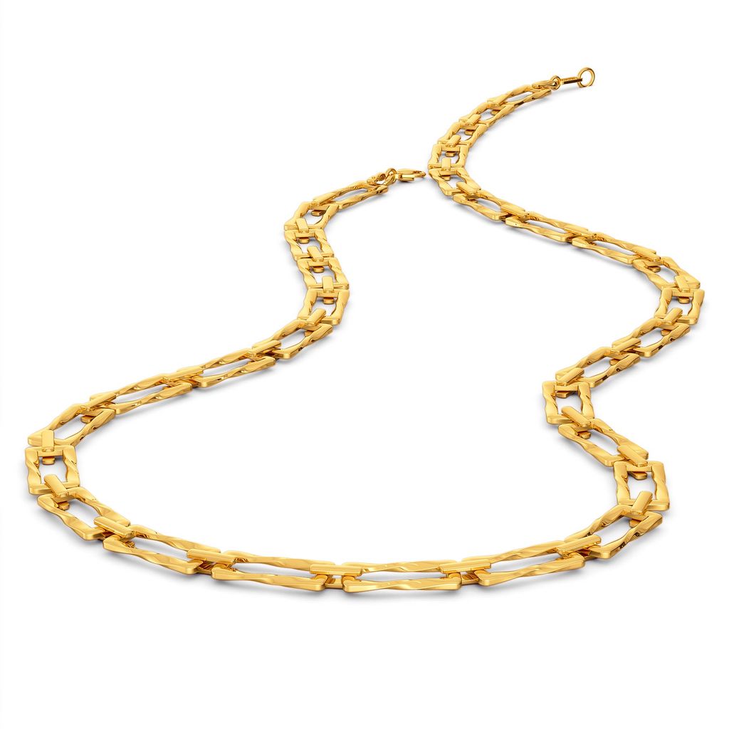 Oblong Links Gold Chains