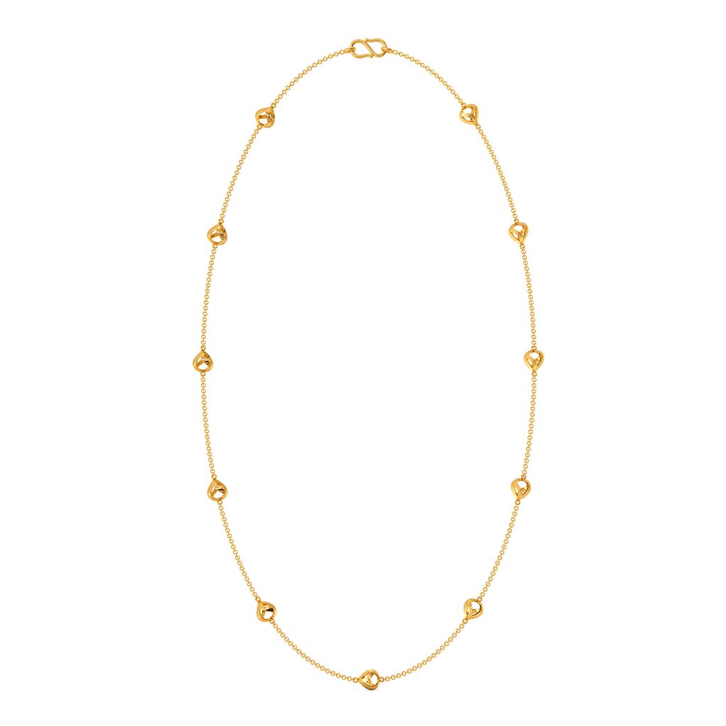 Calm N Curvy Gold Chains
