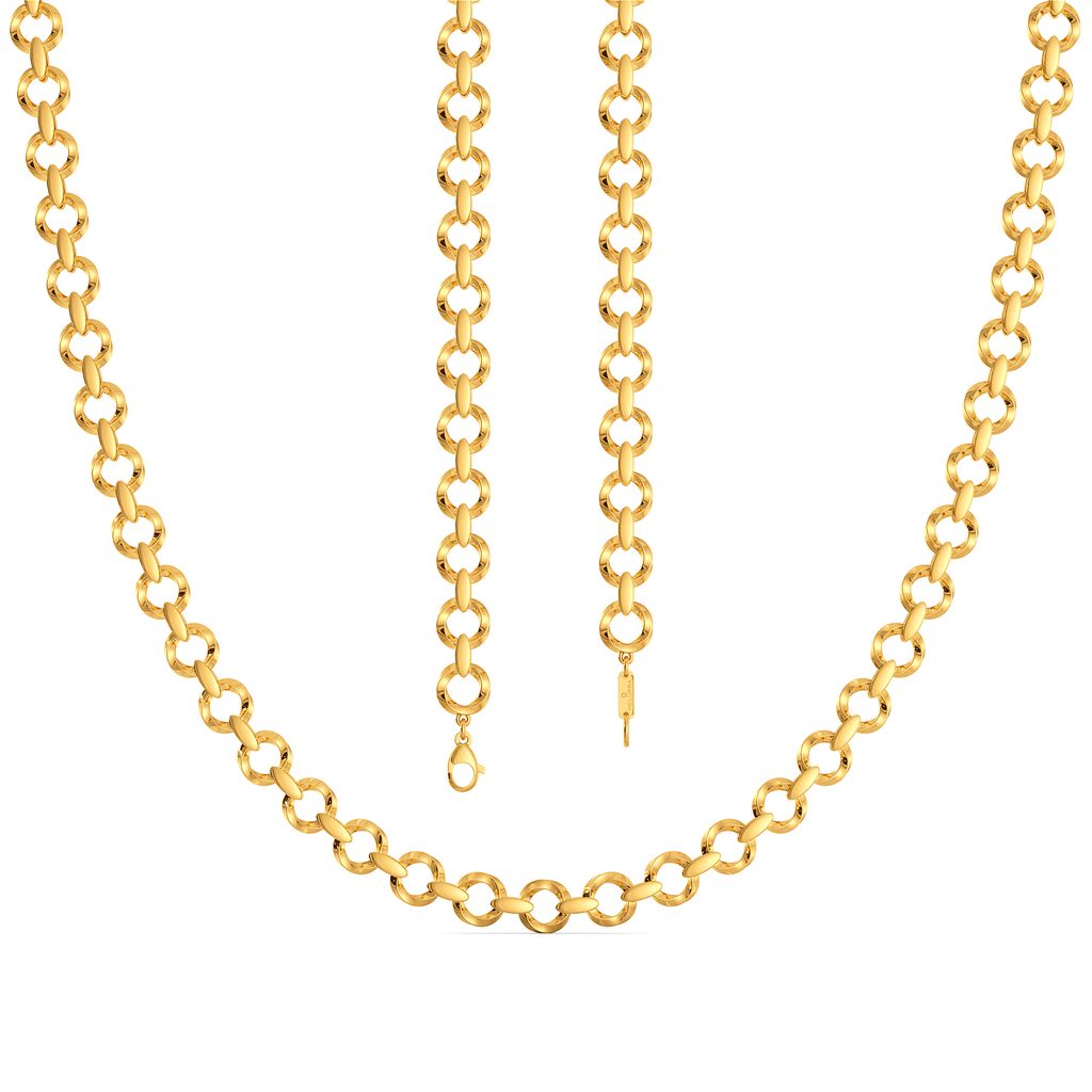 Whirl Winds Gold Chains