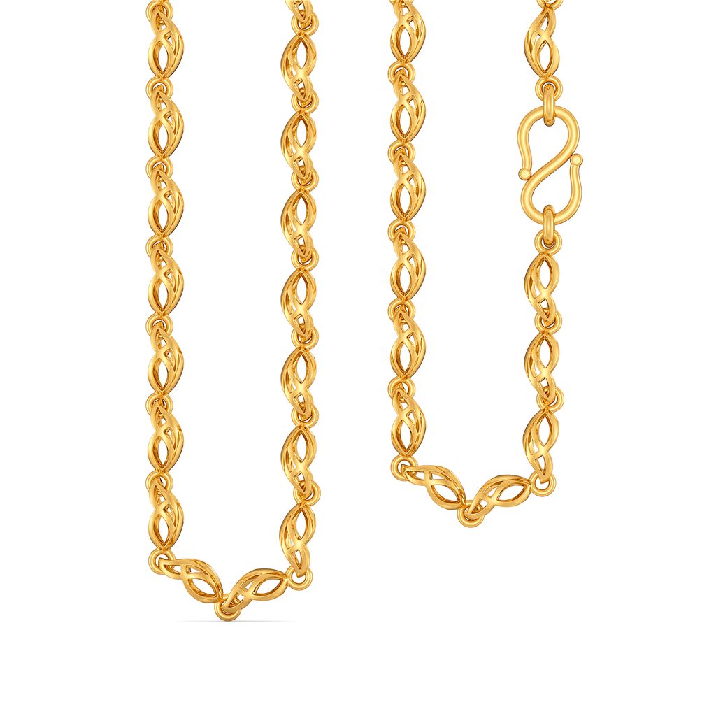 Mavey Wavy Gold Chains