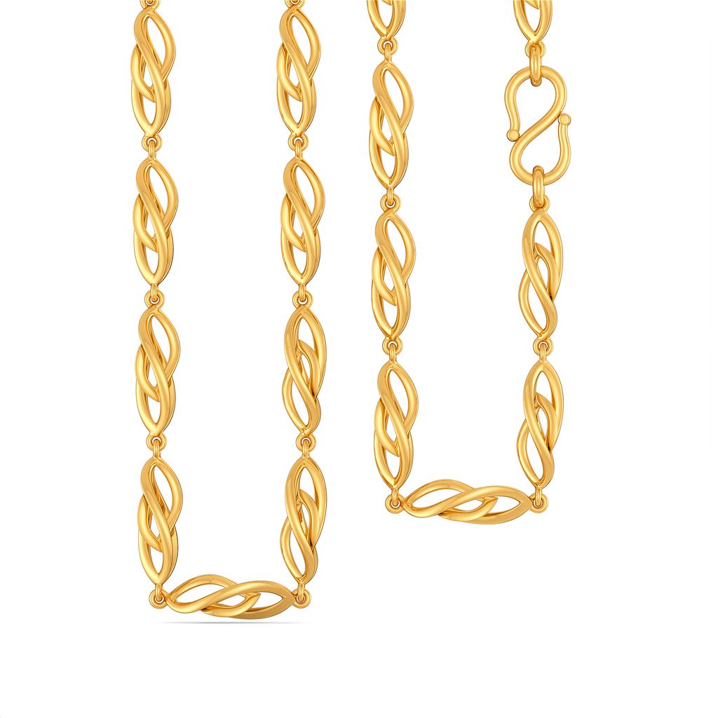 Crazy Wavy Gold Chains