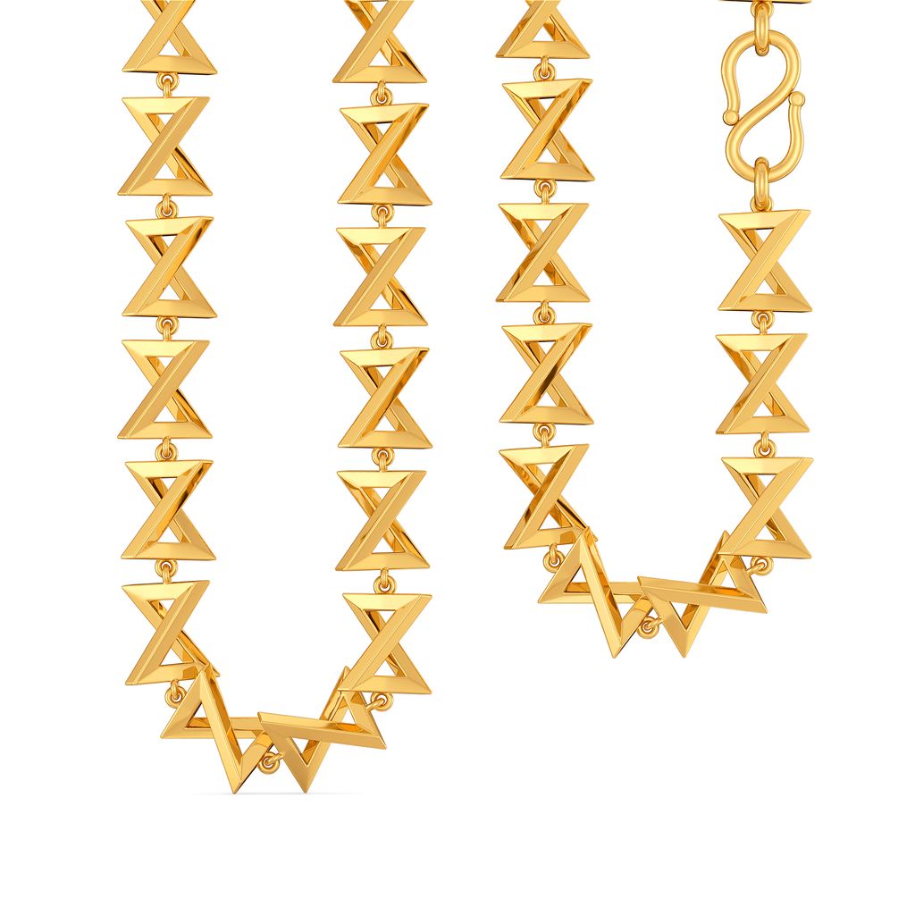 Triune of Z Gold Chains