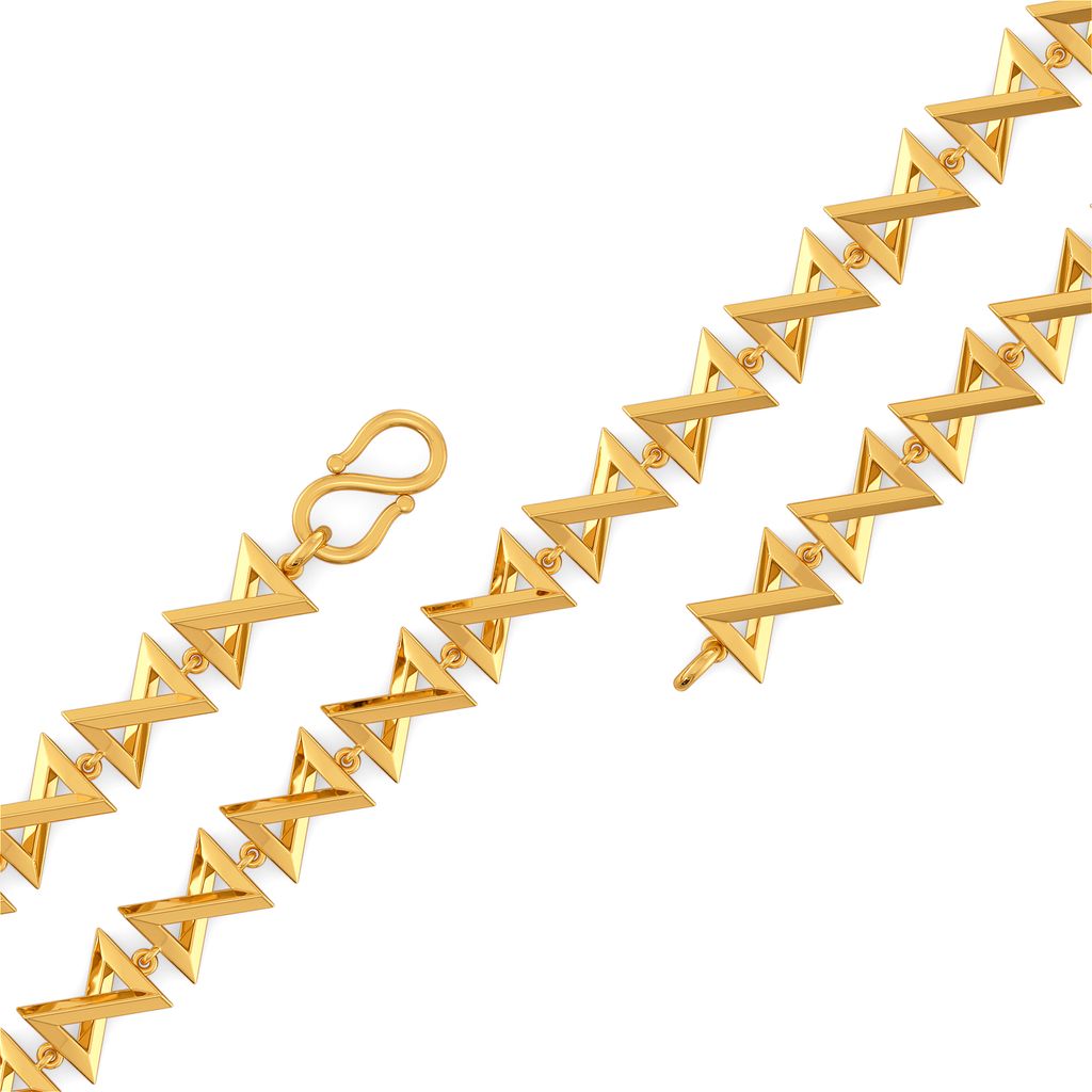 Triune of Z Gold Chains