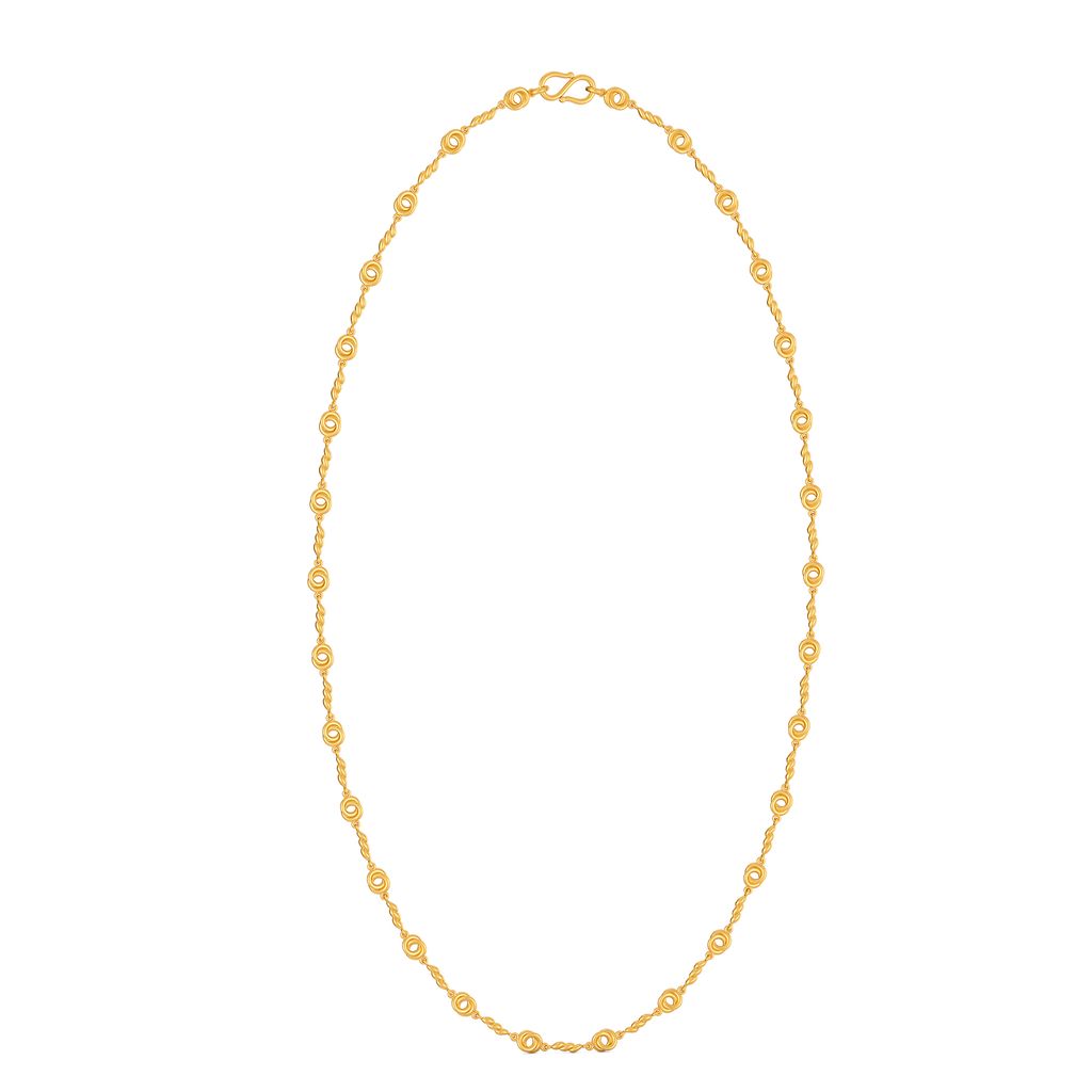 Twisty Wheels Gold Chains
