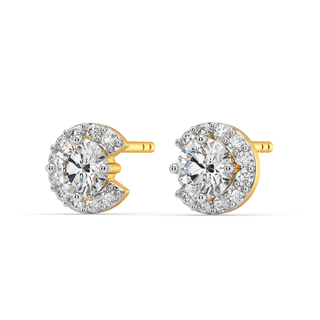 Moon Haze Diamond Earrings