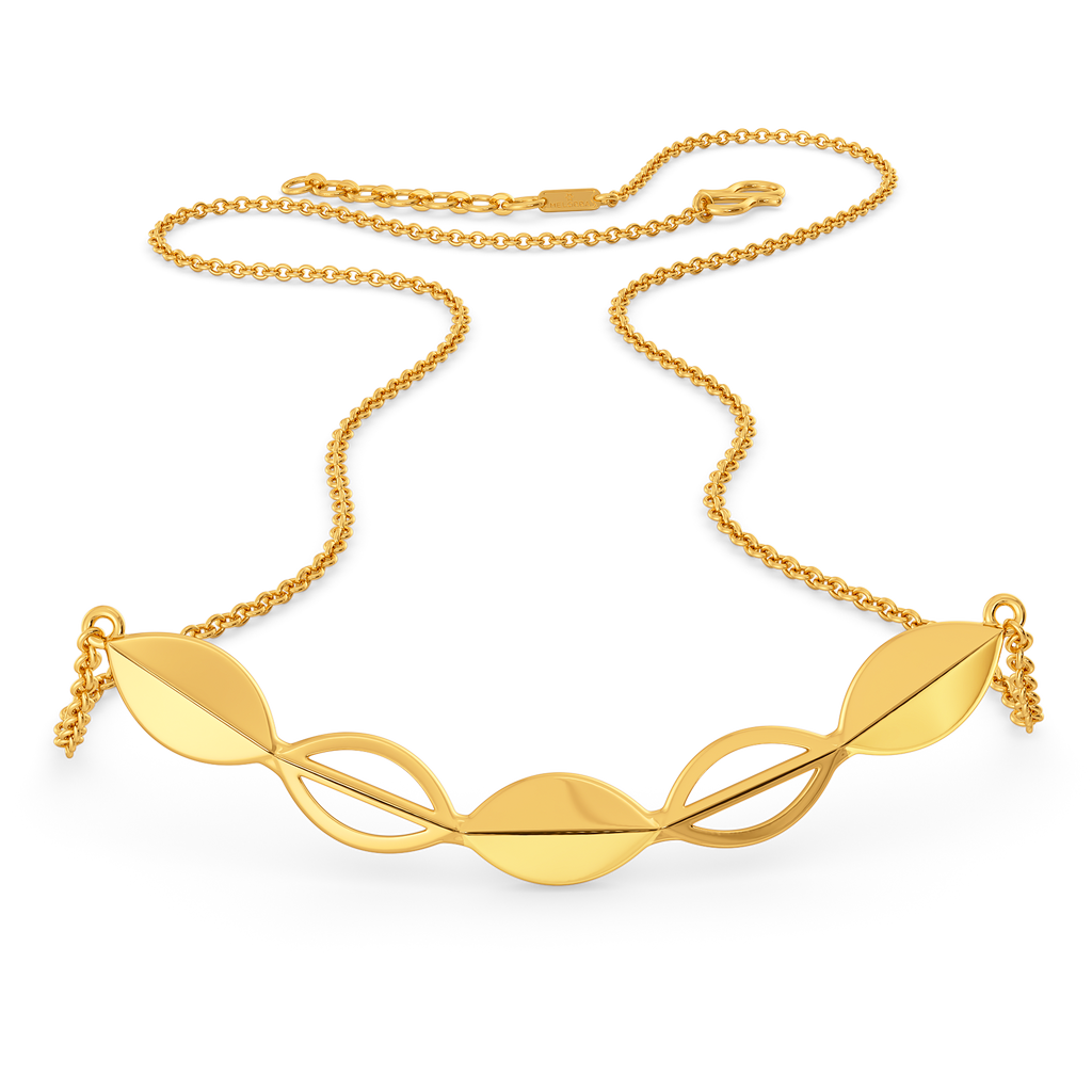 Floral Cluster Gold Necklaces