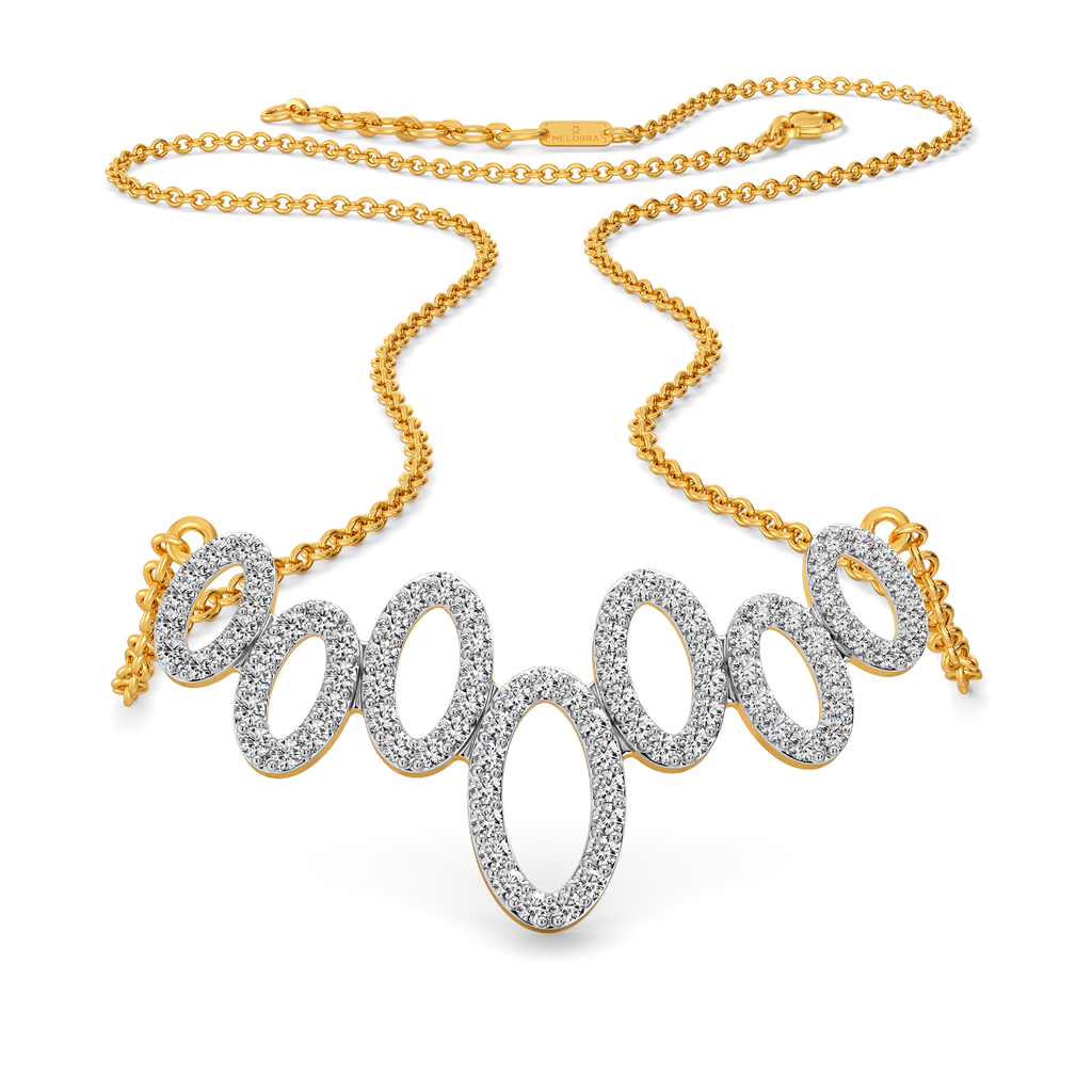 Circled Love Diamond Necklaces