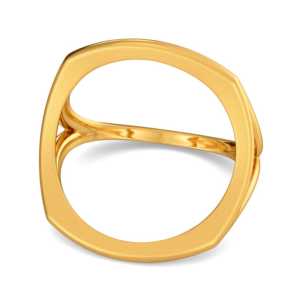 Itty Bitty Pretty Gold Rings image