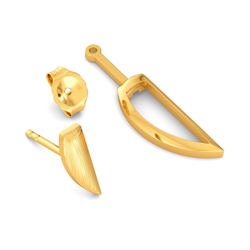 Vintage Desires Gold Earrings
